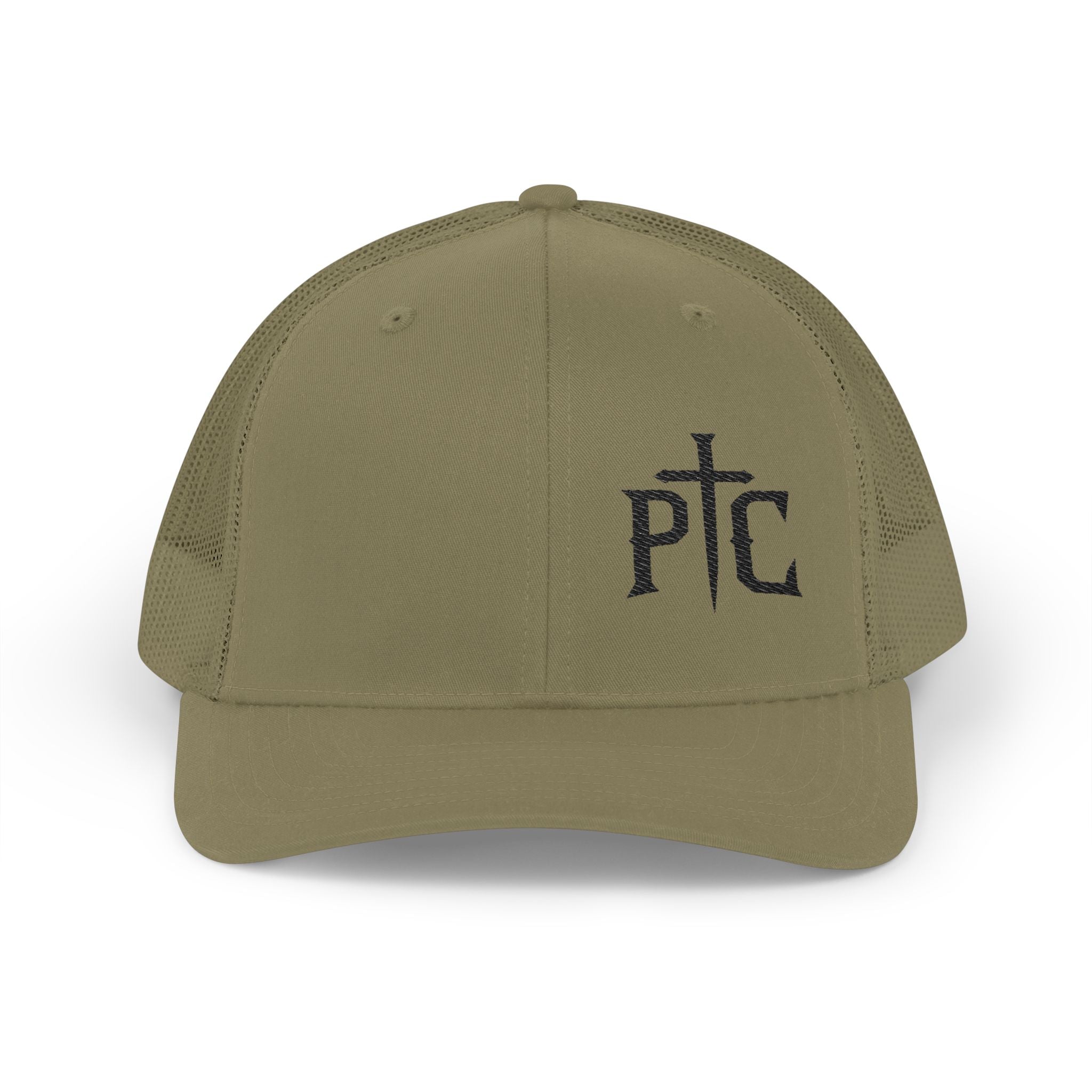 PTC Outdoors Richardson 112 Trucker Hat – Black Embroidered Logo