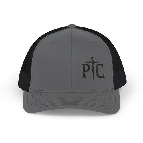 PTC Outdoors Richardson 112 Trucker Hat – Black Embroidered Logo